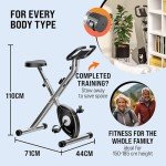 SPORTANA® Eagle 2 Foldable Exercise Bike | 10 Resistance Levels