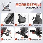 JOROTO Stationary Exercise Bike - Magnet Resistance, Heavy Flywheel