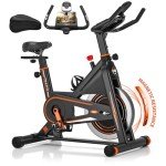 DMASUN Magnetic Exercise Bike with Adjustable Resistance
