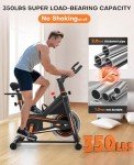 DMASUN Magnetic Exercise Bike with Adjustable Resistance