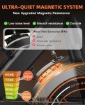 DMASUN Magnetic Exercise Bike with Adjustable Resistance