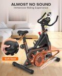 DMASUN Magnetic Exercise Bike with Adjustable Resistance