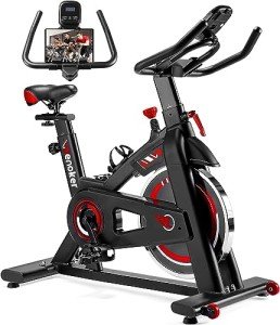 Wenoker Indoor Exercise Spin Bike with LCD Display