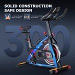 Wenoker Indoor Exercise Spin Bike with LCD Display
