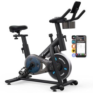MERACH Indoor Exercise Bike with App & LCD Display