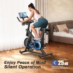 MERACH Indoor Exercise Bike with App & LCD Display