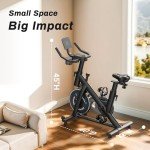 MERACH Indoor Exercise Bike with App & LCD Display