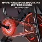 Wenoker Magnetic Resistance Exercise Bike for Home