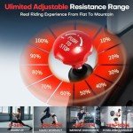 RIKSION Indoor Cycling Bike with Silent Drive
