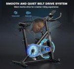 Indoor Cycling Exercise Bike with Digital Display & Tablet Holder