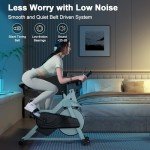 Superun Spin Bike with Adjustable Magnetic Resistance