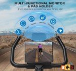 Indoor Cycling Exercise Bike with Digital Display & Tablet Holder