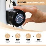 SPORTNOW Folding Exercise Bike with Magnetic Resistance
