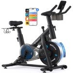 MERACH Magnetic Exercise Bike with App & LCD Monitor