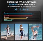 Indoor Cycling Exercise Bike with Digital Display & Tablet Holder