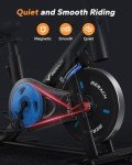 MERACH Magnetic Exercise Bike with App & LCD Monitor