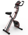 PASYOU Foldable Magnetic Exercise Bike with Monitor