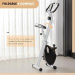 SPORTNOW Folding Exercise Bike with Magnetic Resistance