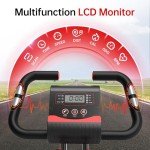 PASYOU Foldable Magnetic Exercise Bike with Monitor