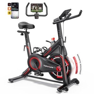 Toputure Magnetic Resistance Exercise Bike for Home