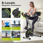 Wenoker Folding Magnetic Resistance Exercise Bike