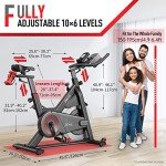 JOROTO X4S Bluetooth Indoor Cycling Exercise Bike