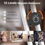 Micyox Foldable Magnetic Exercise Bike with LCD Display