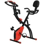 HOMCOM Folding Exercise Bike with Magnetic Resistance