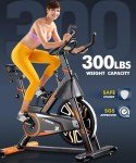 PYHIGH Magnetic Stationary Exercise Bike with LCD Monitor