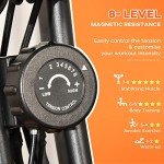 HOMCOM Folding Exercise Bike with Magnetic Resistance