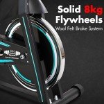 FK Sports Adjustable Exercise Bike with Monitor & Holder