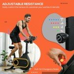 SPORTNOW Magnetic Exercise Bike with LCD Display