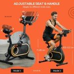 SPORTNOW Magnetic Exercise Bike with LCD Display