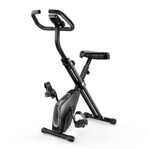 Foldable Exercise Bike with Heart Rate Monitor