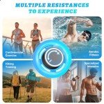 Cowmew 2-in-1 Elliptical Exercise Bike for Home