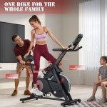 Devoko Quiet Indoor Exercise Bike with LCD Monitor