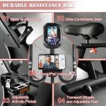 Devoko Quiet Indoor Exercise Bike with LCD Monitor