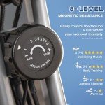 HOMCOM 2-in-1 Folding Exercise Bike with Resistance