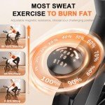 Kitopa Spin Bike for Home Fitness & Cardio