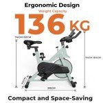 DeerRun Adjustable Magnetic Resistance Exercise Bike