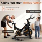Kitopa Spin Bike for Home Fitness & Cardio
