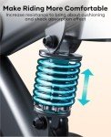 Toputure Indoor Exercise Bike with App and Magnetic Resistance