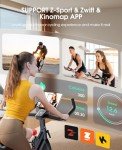 Indoor Exercise Bike with LCD Display & App