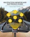 Indoor Exercise Bike with LCD Display & App