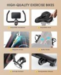 Indoor Exercise Bike with LCD Display & App