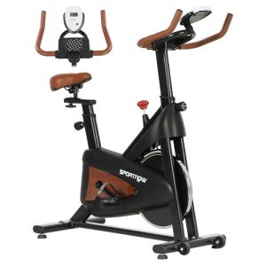 Sportnow Quiet Indoor Exercise Bike with Adjustable Features