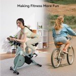 Lacuffy Magnetic Indoor Cycling Exercise Bike 136 kg