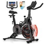 CHAOKE Indoor Exercise Bike with Magnetic Resistance