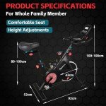 JUMMICO Indoor Exercise Bike with Magnetic Resistance
