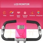 SPORTNOW Folding Exercise Bike with 8-Level Resistance